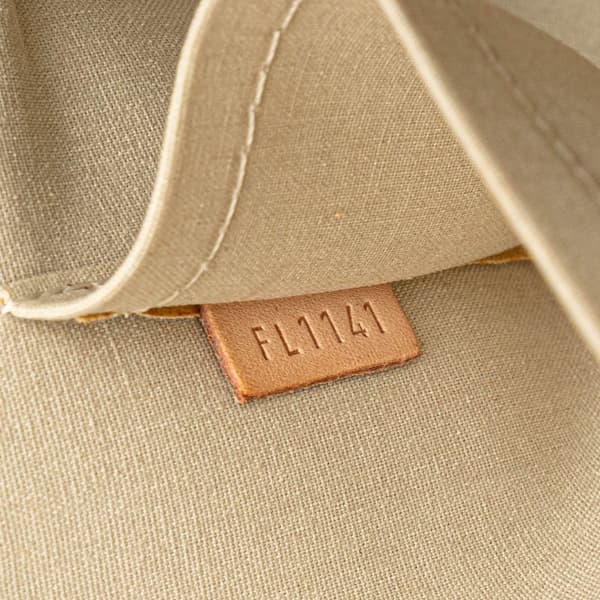 Pre-owned Louis Vuitton Monogram Vernis Sherwood PM Brown