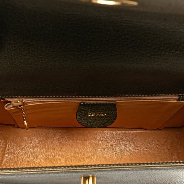 Pre-owned Gucci Leather Bamboo Satchel Brown