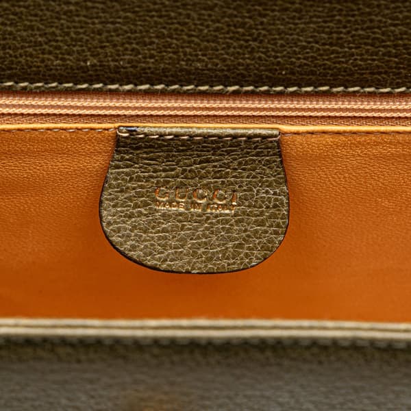 Pre-owned Gucci Leather Bamboo Satchel Brown