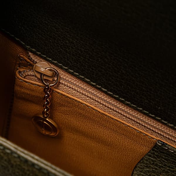 Pre-owned Gucci Leather Bamboo Satchel Brown