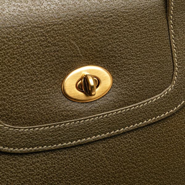 Pre-owned Gucci Leather Bamboo Satchel Brown