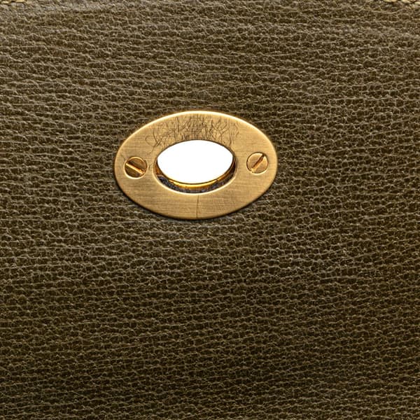 Pre-owned Gucci Leather Bamboo Satchel Brown