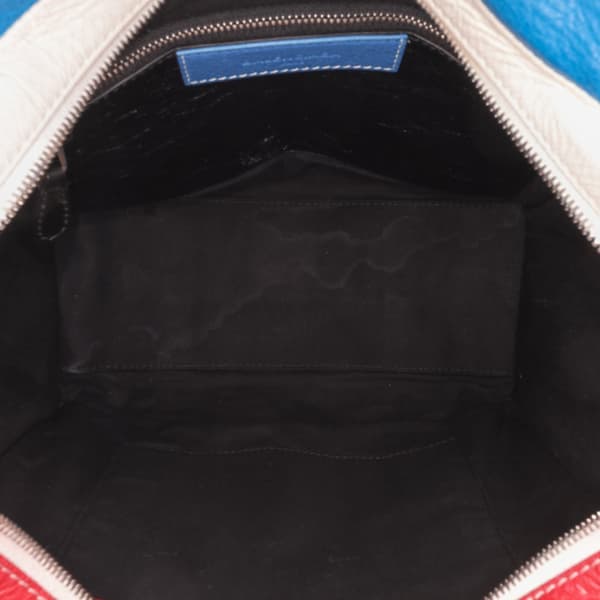 Pre-owned Balenciaga S Lambskin Bazar Shopper Tote Red