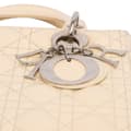 Miniatyrbild 9 av 10: Pre-owned Dior Medium Patent Cannage Lady Dior Brown