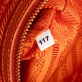 Miniatyrbilde 7 av 9: Pre-owned Prada Medium Saffiano Lux Open Promenade Satchel Orange