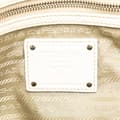 Miniatyrbilde 5 av 10: Pre-owned Prada Vitello Daino Open Convertible Tote White