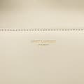 Miniatyrbild 7 av 10: Pre-owned Saint Laurent Small Leather Monogram Uptown Satchel White