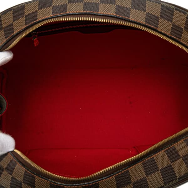 Pre-owned Louis Vuitton Damier Ebene Nolita Brown