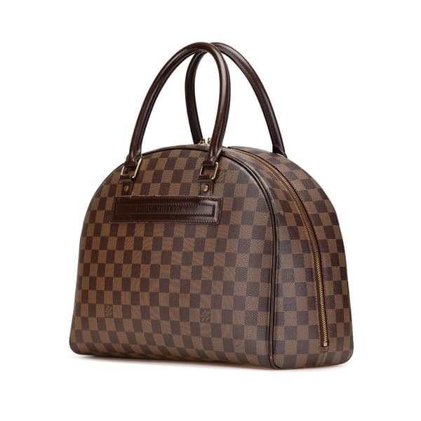 Pre-owned Louis Vuitton Damier Ebene Nolita Brown