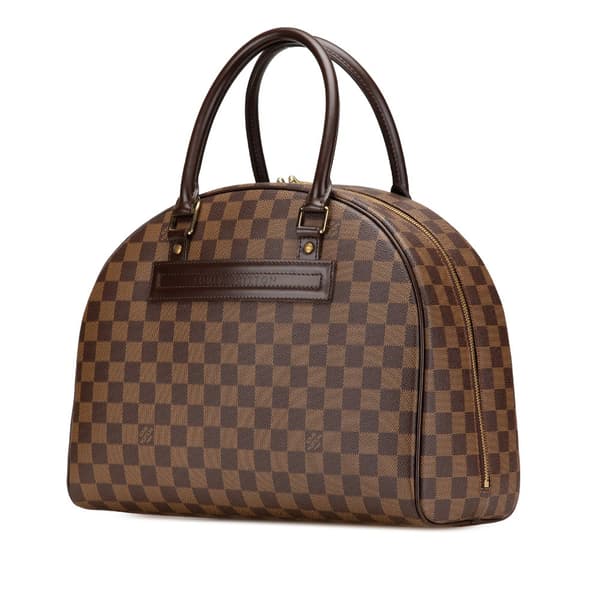 Pre-owned Louis Vuitton Damier Ebene Nolita Brown
