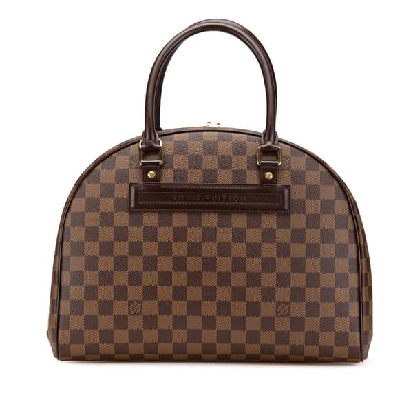 Pre-owned Louis Vuitton Damier Ebene Nolita Brown