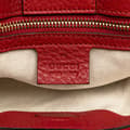 Miniatyrbillede 6 af 10: Pre-owned Gucci Medium Calfskin Bamboo Shopper Satchel Red