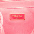 Miniatyrbilde 5 av 10: Pre-owned Prada Small Canvas Canapa Logo Satchel Pink