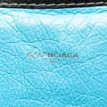Miniatyrbillede 9 af 10: Pre-owned Balenciaga S Lambskin Bazar Shopper Satchel Blue