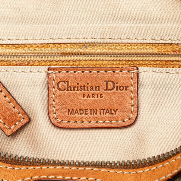 Pre-owned Dior Diorissimo Trotter Coated Canvas Romantique Handbag Green