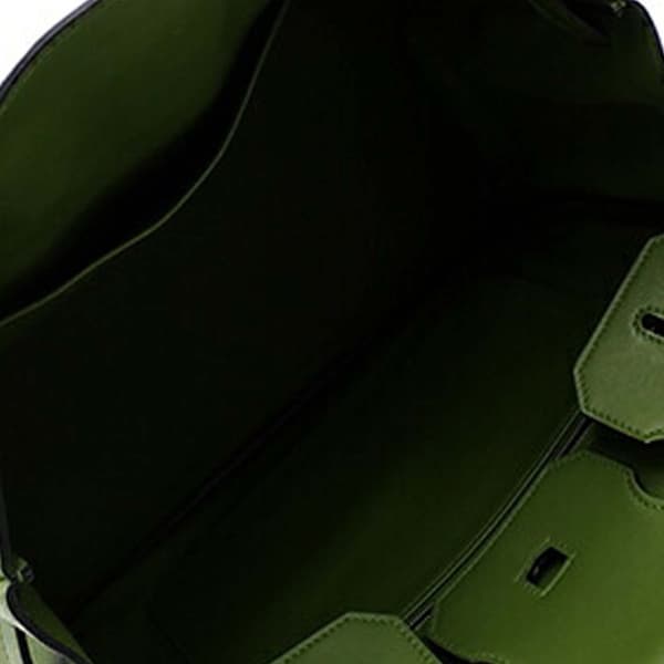 Pre-owned Hermès Swift Birkin Retourne 35 Green