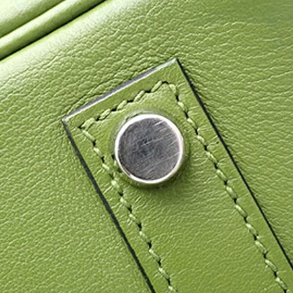 Pre-owned Hermès Swift Birkin Retourne 35 Green