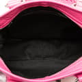 Miniatyrbillede 4 af 10: Pre-owned Balenciaga Small Lambskin Motocross Neo Cagole Satchel Pink