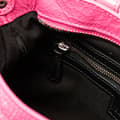 Miniatyrbillede 7 af 10: Pre-owned Balenciaga Small Lambskin Motocross Neo Cagole Satchel Pink
