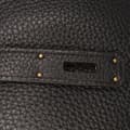 Miniatyrbillede 6 af 9: Pre-owned Hermès Togo Birkin Retourne 35 Black