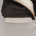Miniatyrbild 5 av 10: Pre-owned Fendi Zucca Embossed Leather Baguette Satchel White