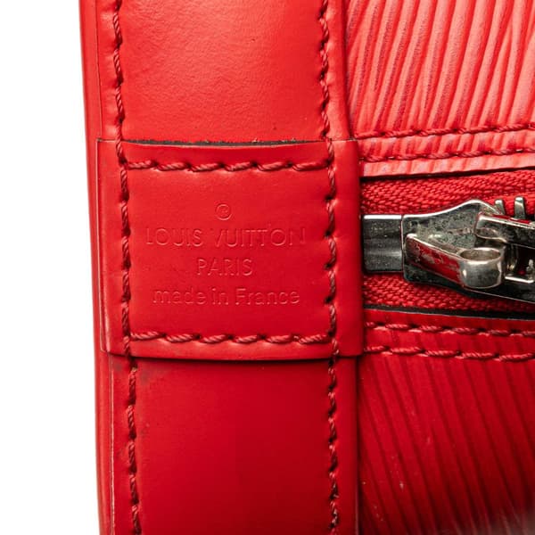 Pre-owned Louis Vuitton Epi Alma BB Red