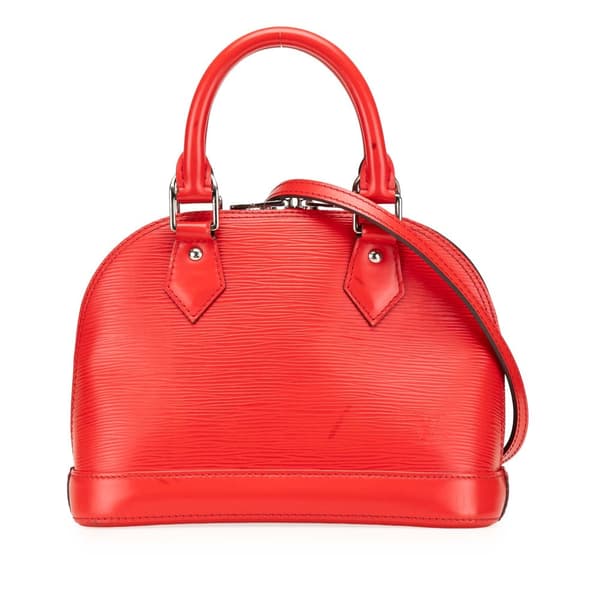 Pre-owned Louis Vuitton Epi Alma BB Red