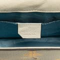 Miniatyrbillede 6 af 10: Pre-owned Gucci Mini Calfskin Bee Star Sylvie Satchel White