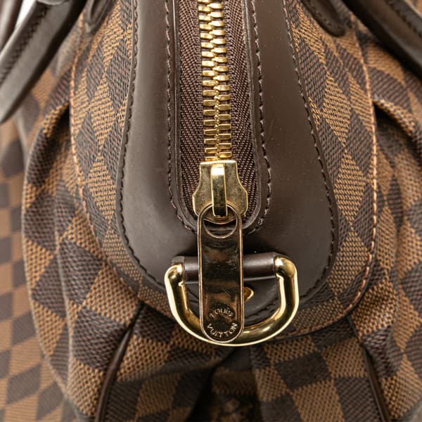Pre-owned Louis Vuitton Damier Ebene Trevi GM Brown