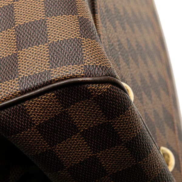 Pre-owned Louis Vuitton Damier Ebene Trevi GM Brown