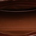 Miniatyrbild 4 av 10: Pre-owned Saint Laurent Baby Braided Leather Downtown Cabas Satchel Brown