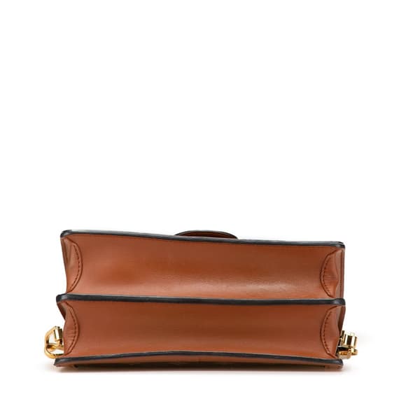 Pre-owned Louis Vuitton Monogram Reverse Dauphine MM Brown
