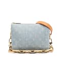 Miniatyrbilde 1 av 9: Pre-owned Louis Vuitton Monogram Denim Coussin BB Blue