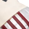 Pikkukuva 6 / 8: Pre-owned Chanel CC Canvas and Metallic Lambskin Flag Pochette White