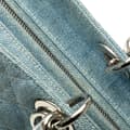 Pikkukuva 9 / 10: Pre-owned Dior Large Denim Cannage Acrylic Handles Lady Dior Blue