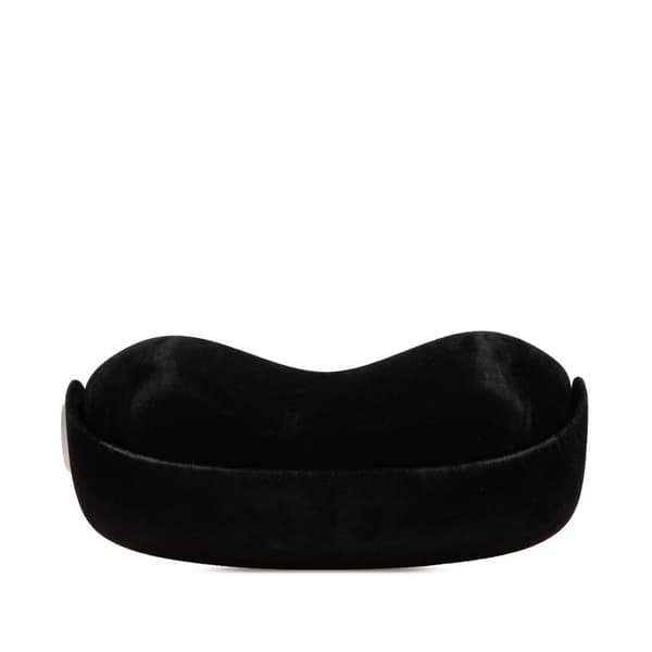 Pre-owned Chanel Suede Millennium 2005 Hard Case Hip Bag Black