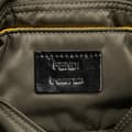 Miniatyrbild 5 av 10: Pre-owned Fendi Porter Yoshida Nylon Baguette Satchel Brown