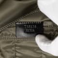 Miniatyrbild 6 av 10: Pre-owned Fendi Porter Yoshida Nylon Baguette Satchel Brown