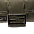 Miniatyrbild 7 av 10: Pre-owned Fendi Porter Yoshida Nylon Baguette Satchel Brown