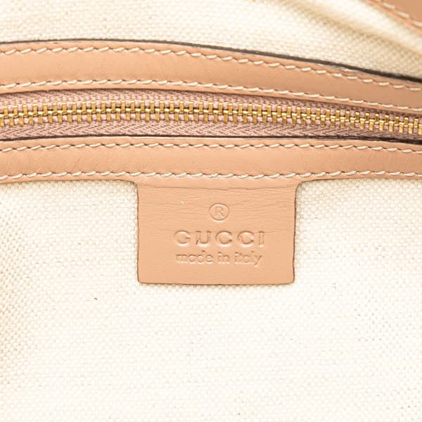 Pre-owned Gucci GG Canvas Mayfair Satchel Brown