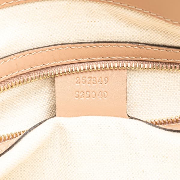 Pre-owned Gucci GG Canvas Mayfair Satchel Brown