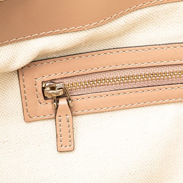Pre-owned Gucci GG Canvas Mayfair Satchel Brown