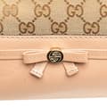 Miniatyrbild 9 av 10: Pre-owned Gucci GG Canvas Mayfair Satchel Brown
