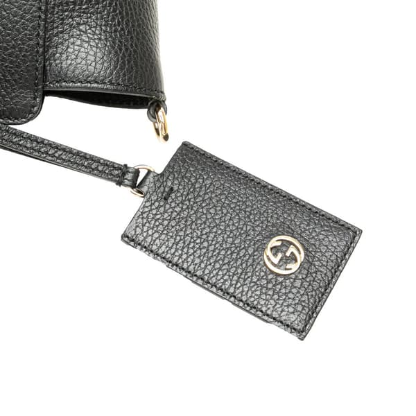 Pre-owned Gucci Mini Leather Swing Satchel Black
