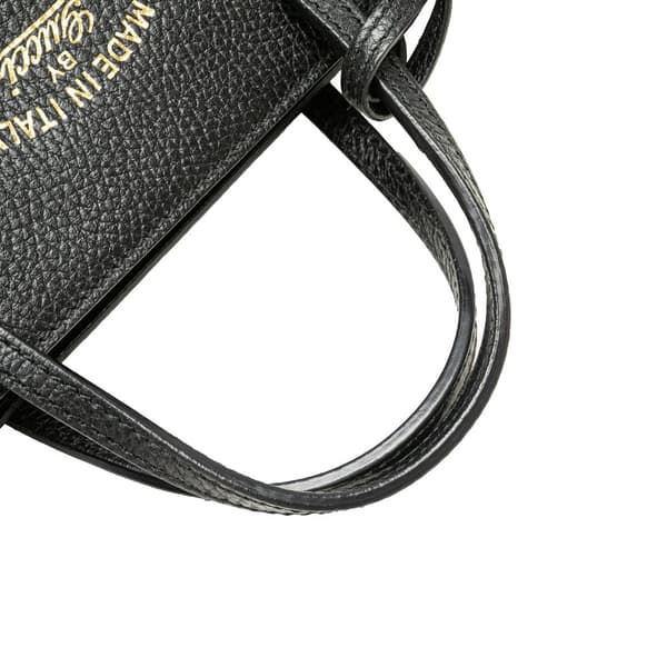 Pre-owned Gucci Mini Leather Swing Satchel Black