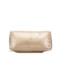 Miniatyrbillede 3 af 10: Pre-owned Gucci Small Metallic Leather Soho Working Satchel Gold
