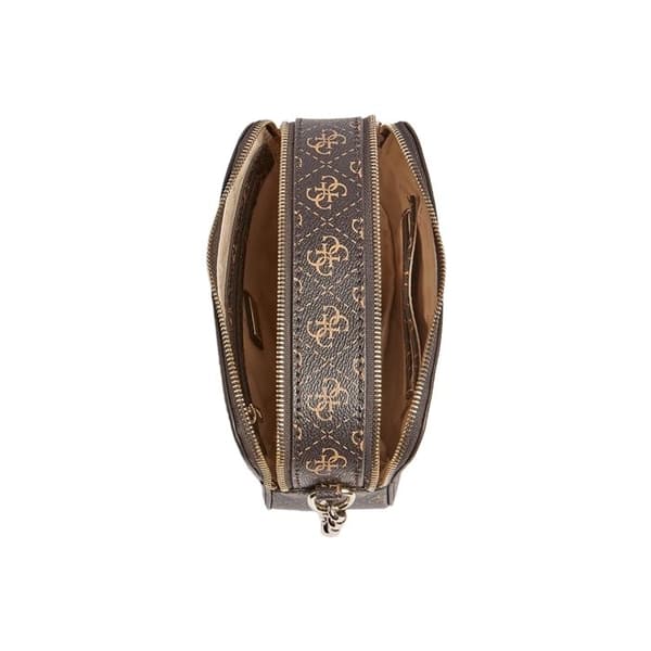 Axelväska - GUESS - Noelle Crossbody Camera - Brun - 2 fack - 450 g