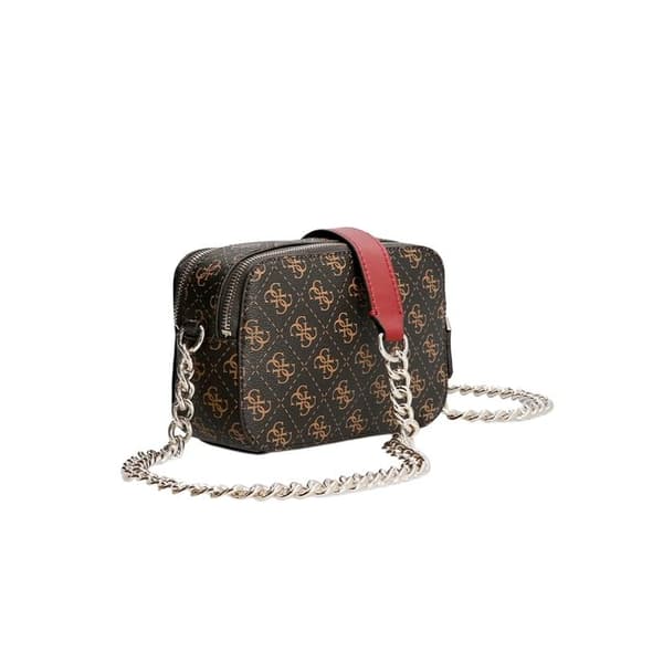 Axelväska - GUESS - Noelle Crossbody Camera - Brun - 2 fack - 450 g