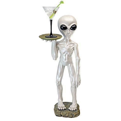 Design Toscano Skulptur Roswell den utomjordiska majordomen Mångfärgad 76 x 38 x 33 cm - CL5304