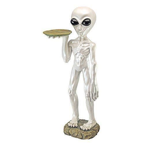 Design Toscano Skulptur Roswell den utomjordiska majordomen Mångfärgad 76 x 38 x 33 cm - CL5304
